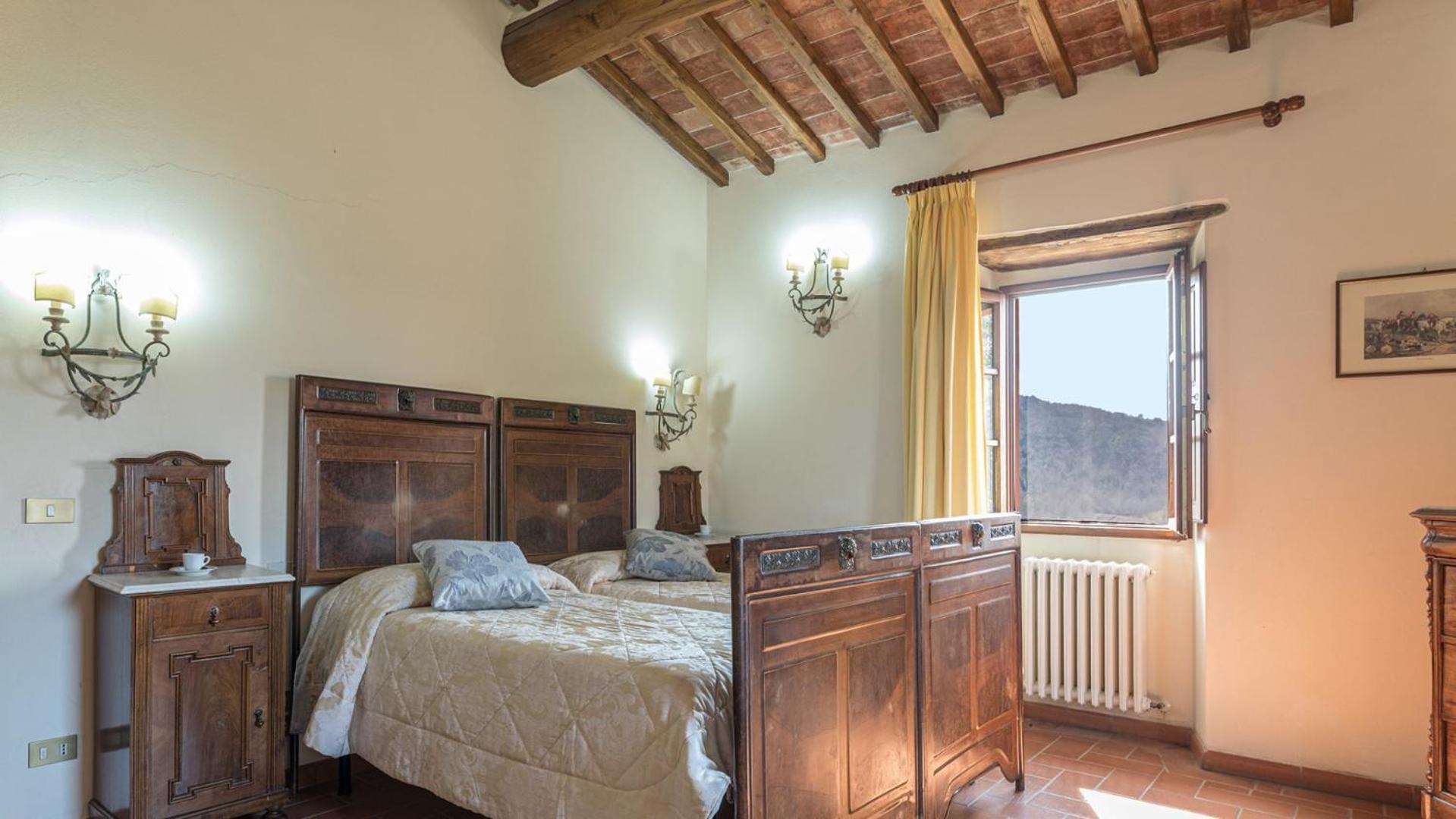 Casale Presciano Apartman Pergine Valdarno Szoba fotó