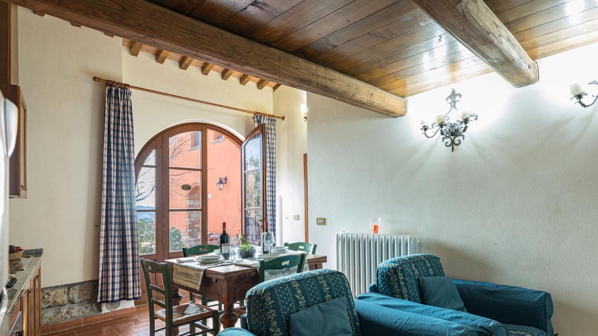 Casale Presciano Apartman Pergine Valdarno Szoba fotó