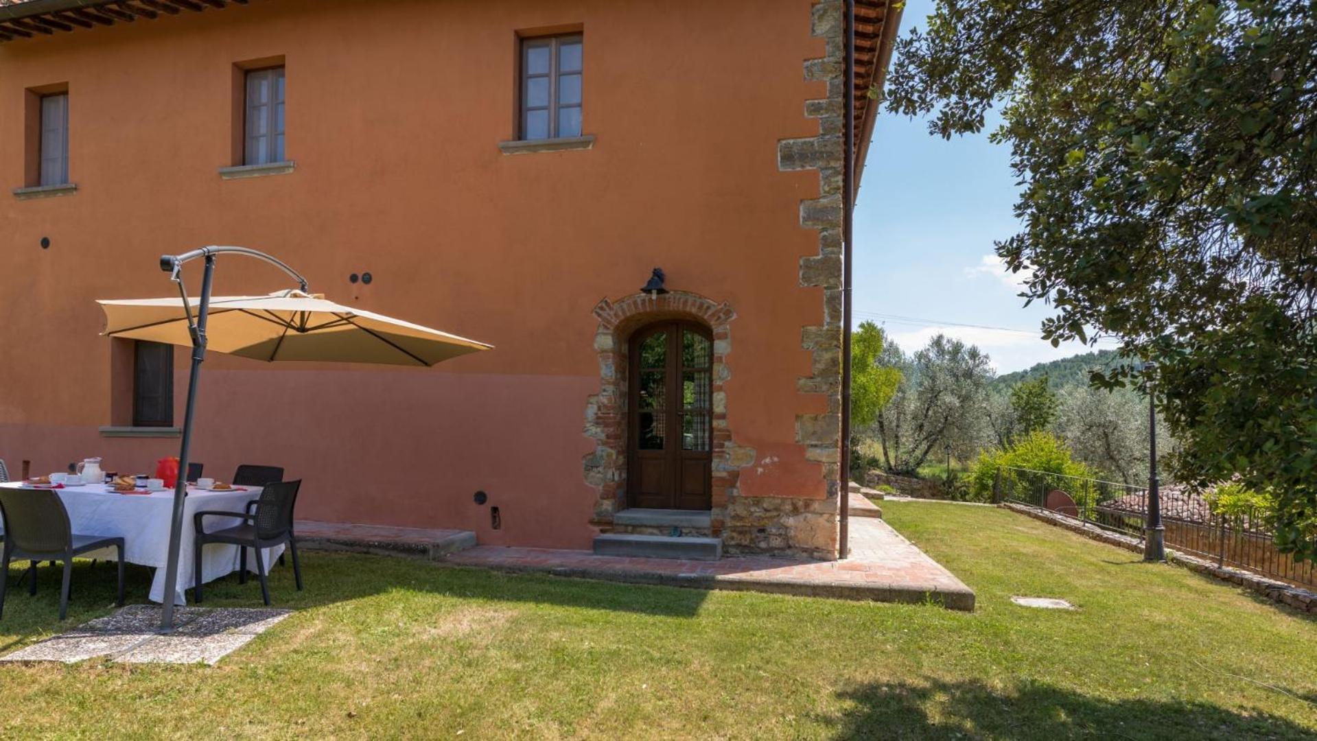 Casale Presciano Apartman Pergine Valdarno Szoba fotó