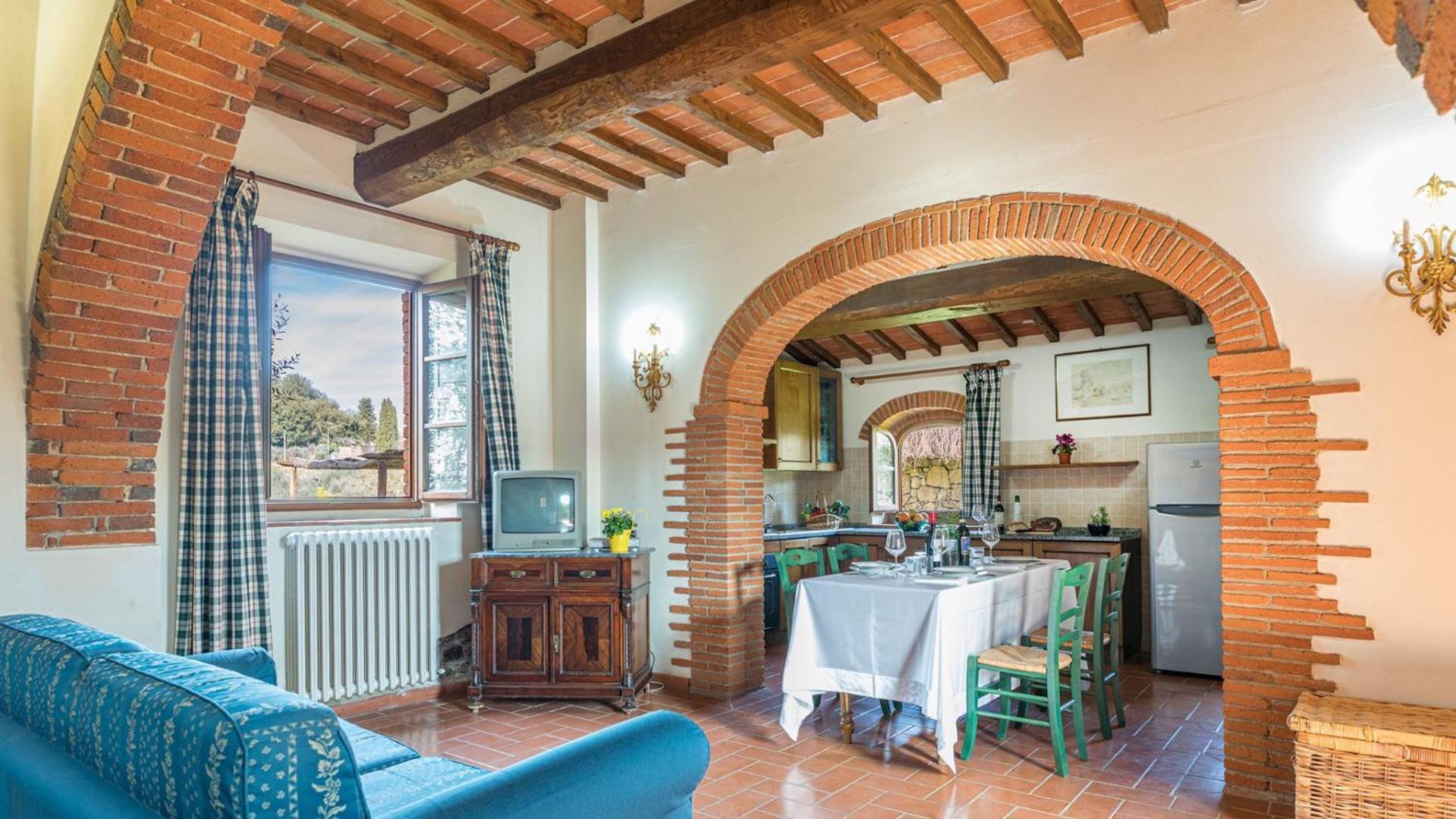 Casale Presciano Apartman Pergine Valdarno Szoba fotó
