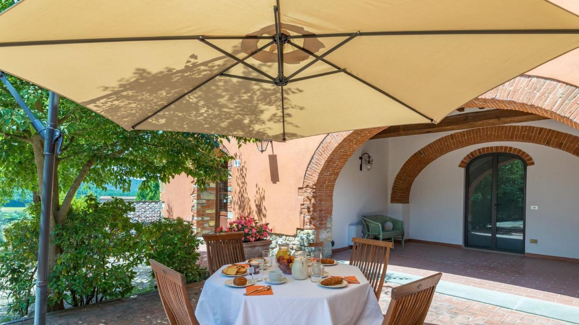 Casale Presciano Apartman Pergine Valdarno Szoba fotó